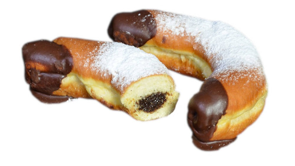 Koblihový banánek makový povidlový (Hapek)