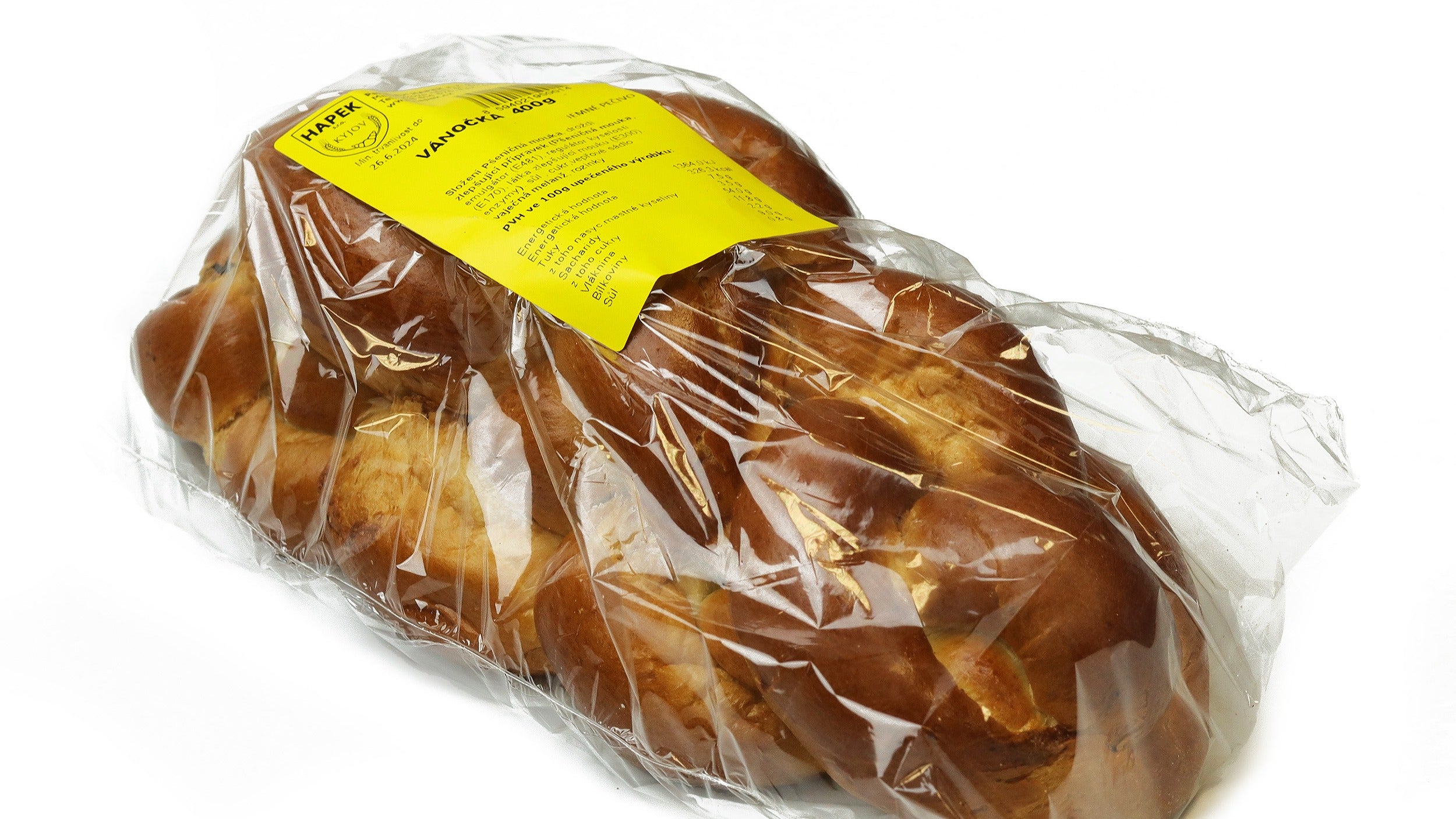 Vánočka s rozinkami velká (Hapek)