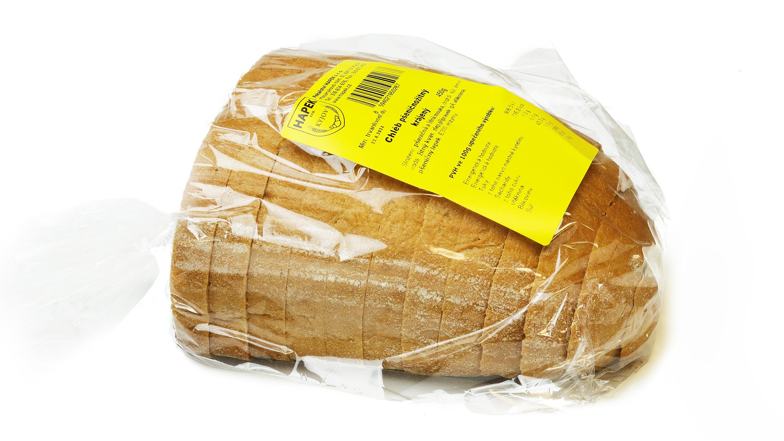 Chléb pšenično-žitný 450 g (Hapek)