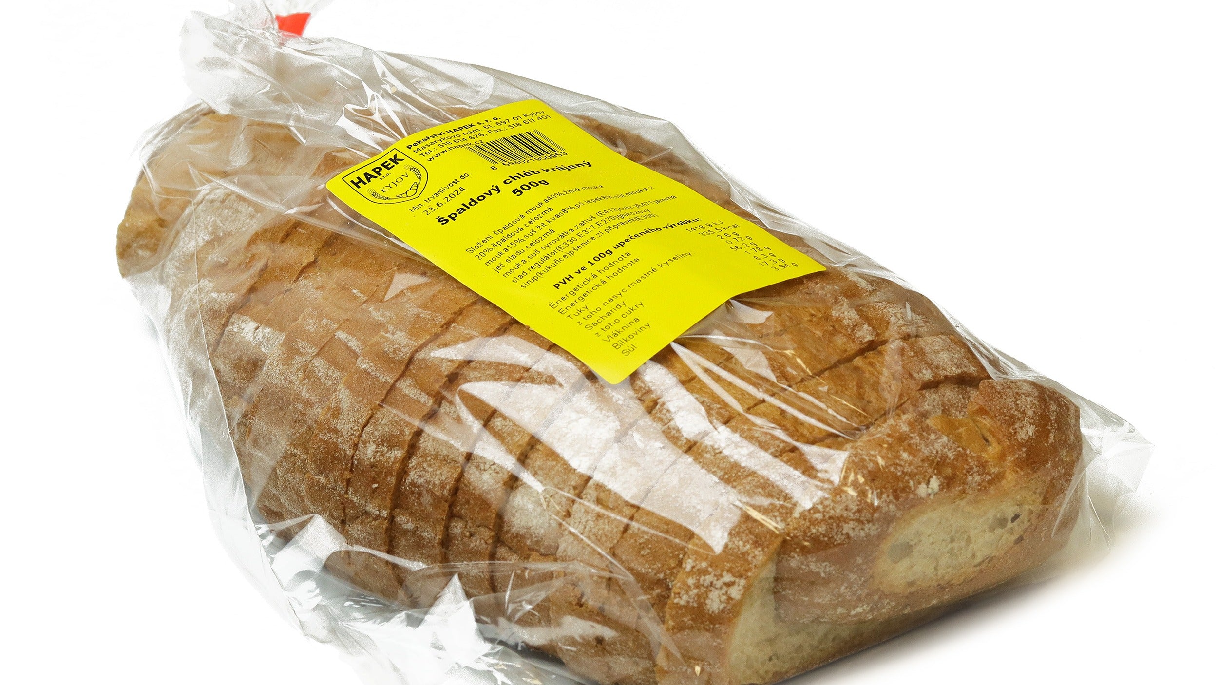 Chléb špaldový 500 g (Hapek)